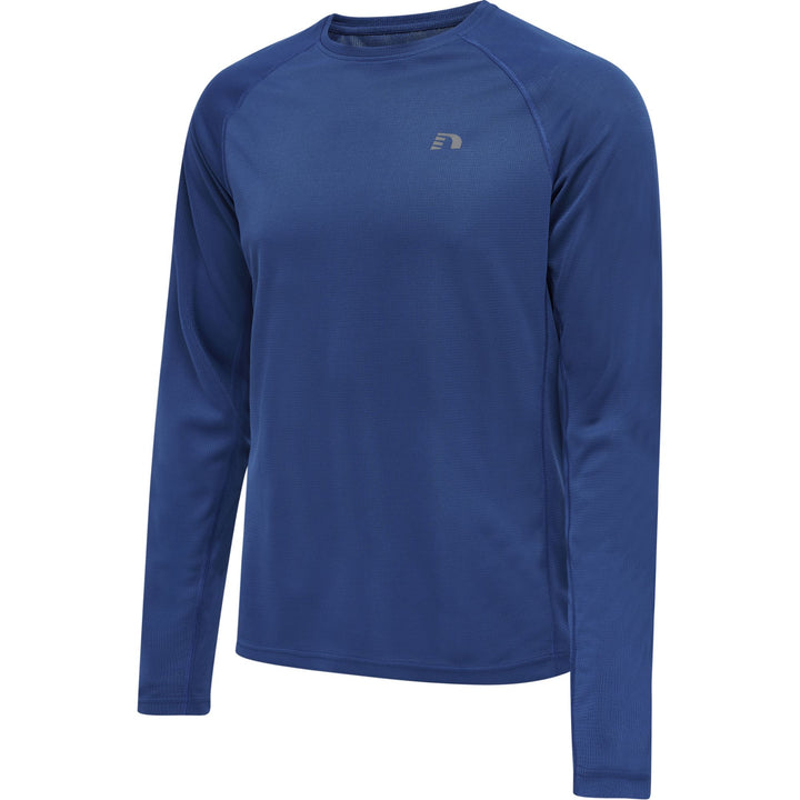 newline Men Core Running T-Shirt L/S - true blue