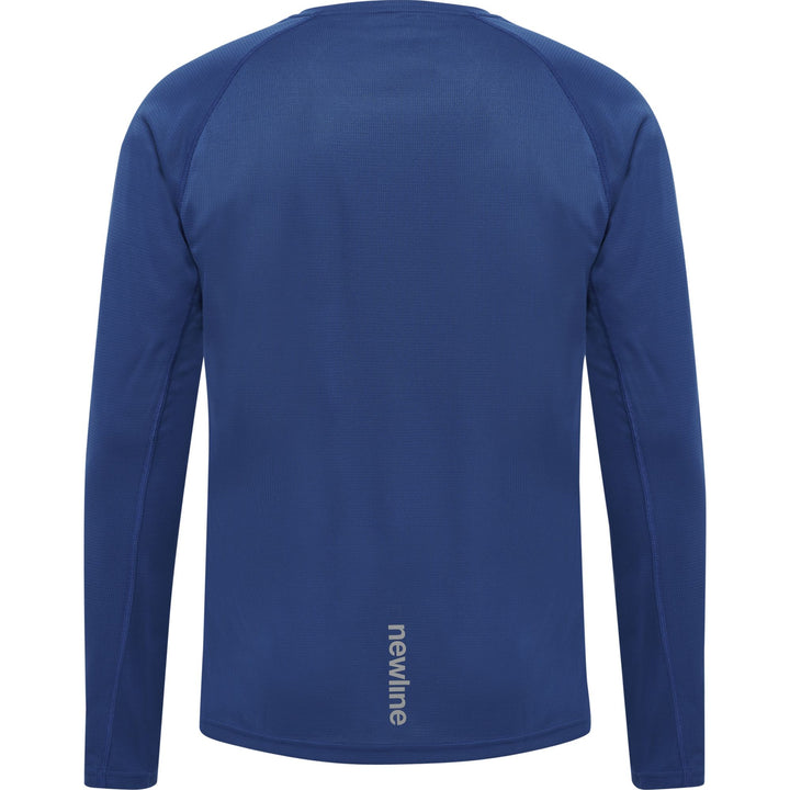 newline Men Core Running T-Shirt L/S - true blue