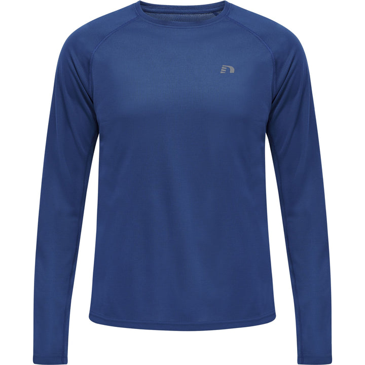 newline Men Core Running T-Shirt L/S - true blue