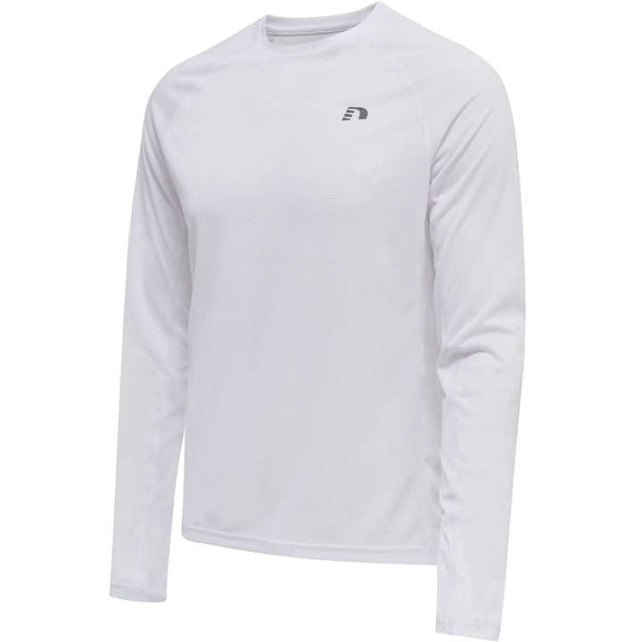 newline Men Core Running T-Shirt L/S - white