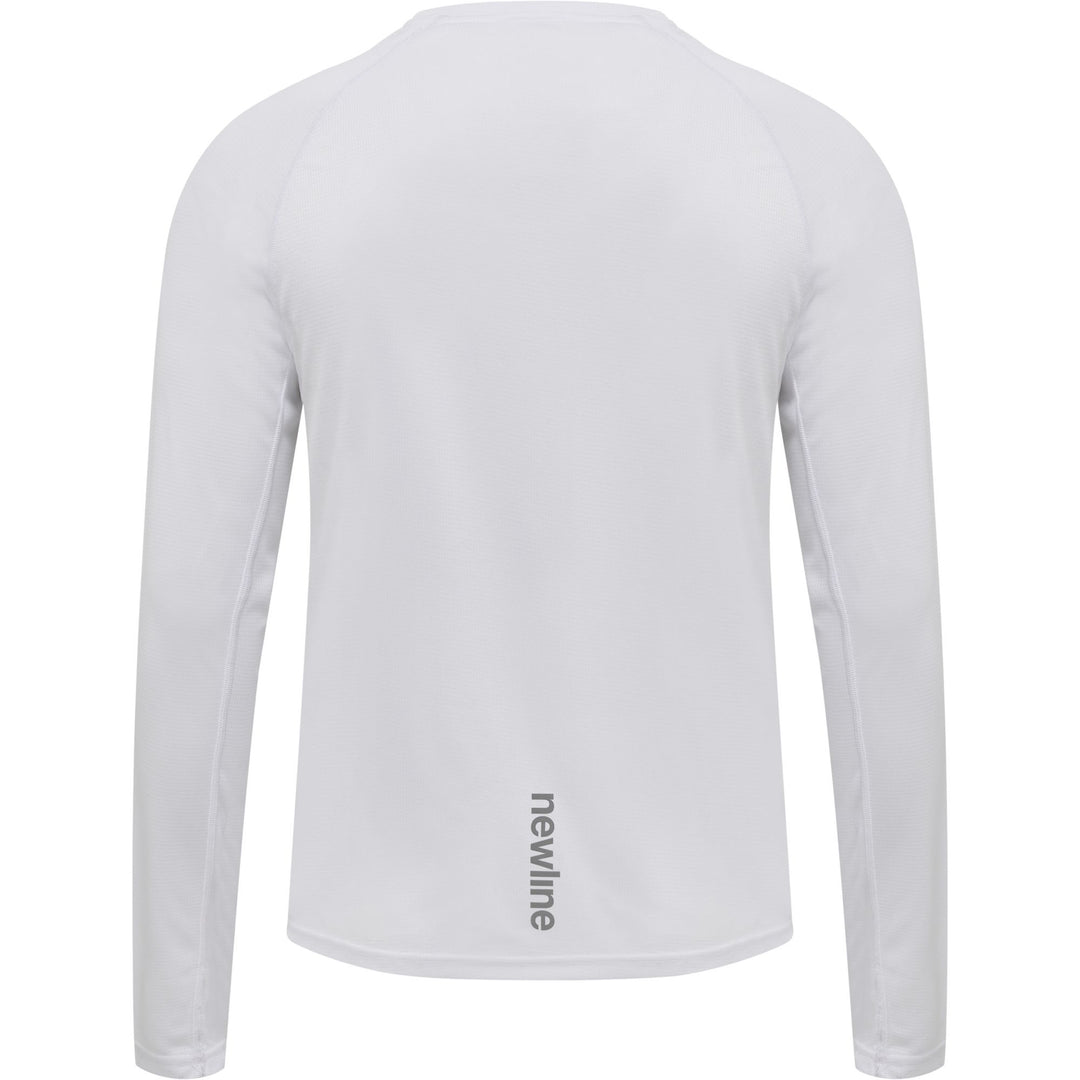newline Men Core Running T-Shirt L/S - white