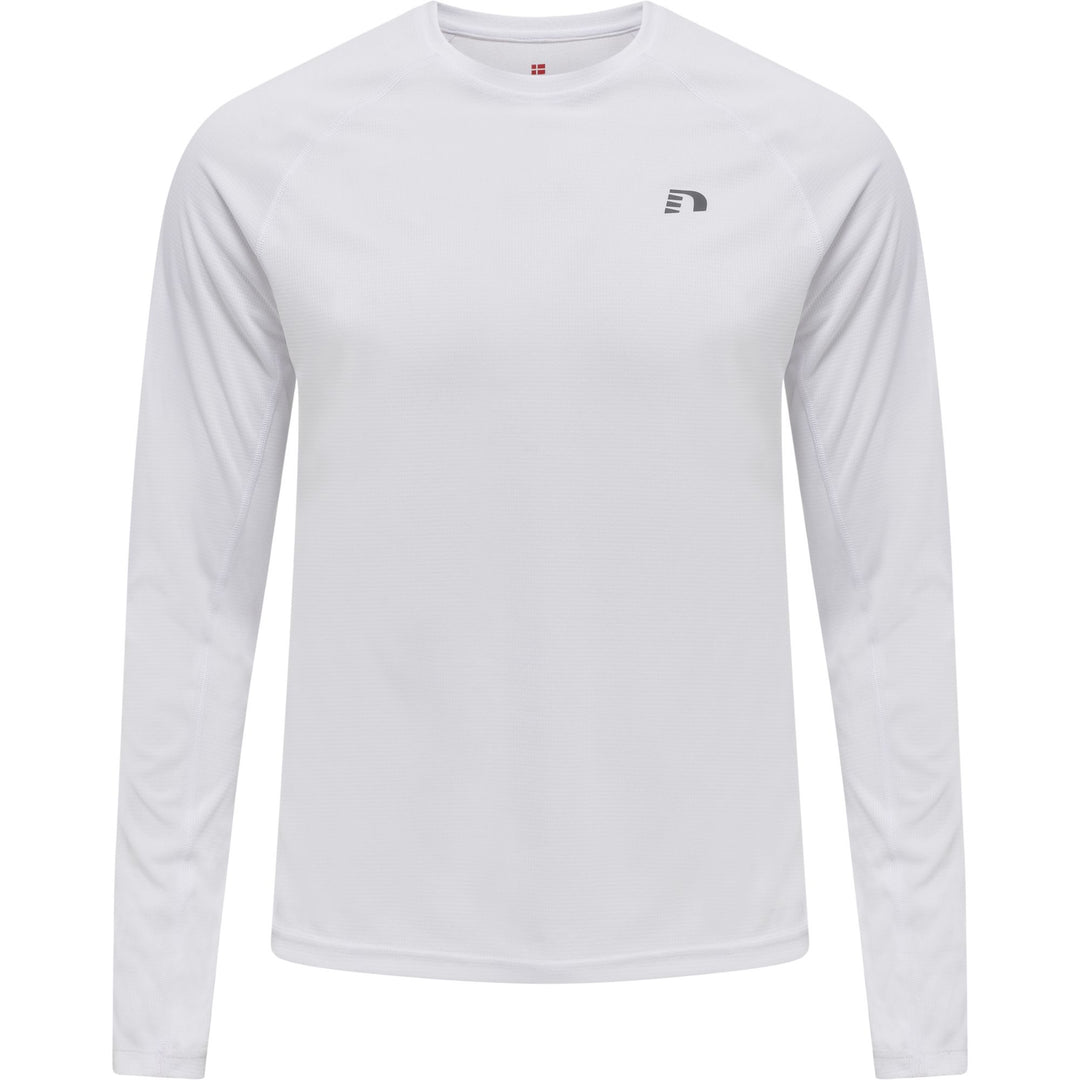 newline Men Core Running T-Shirt L/S - white