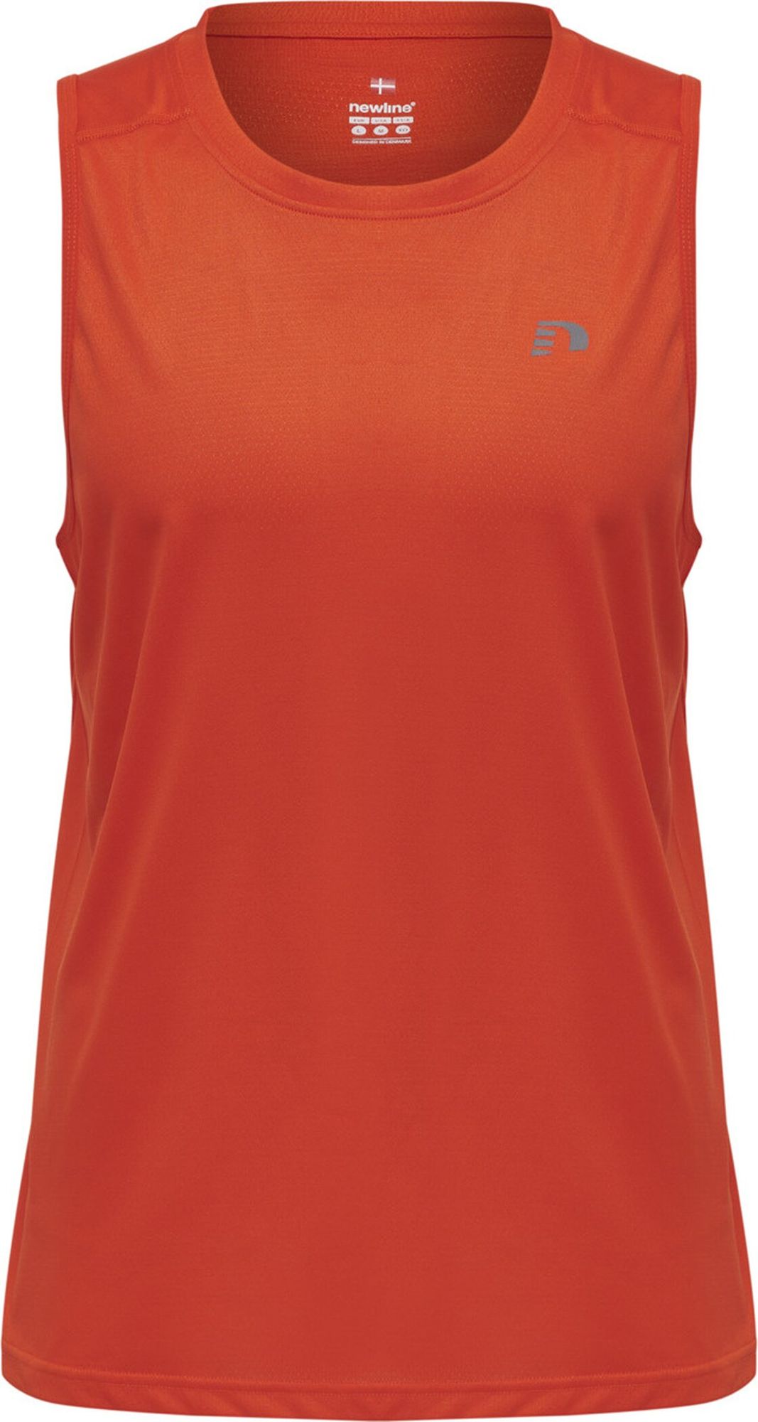 newline Men Running Singlet - spicy orange
