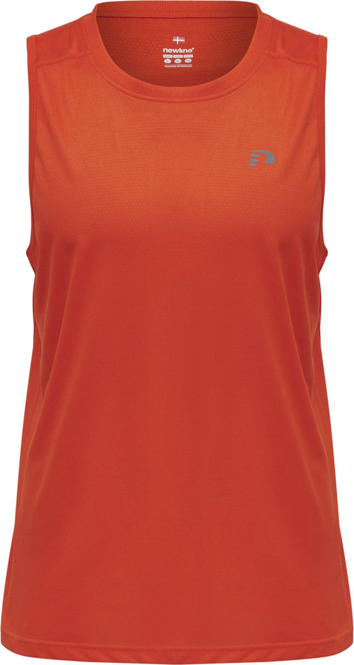 newline Men Running Singlet - spicy orange