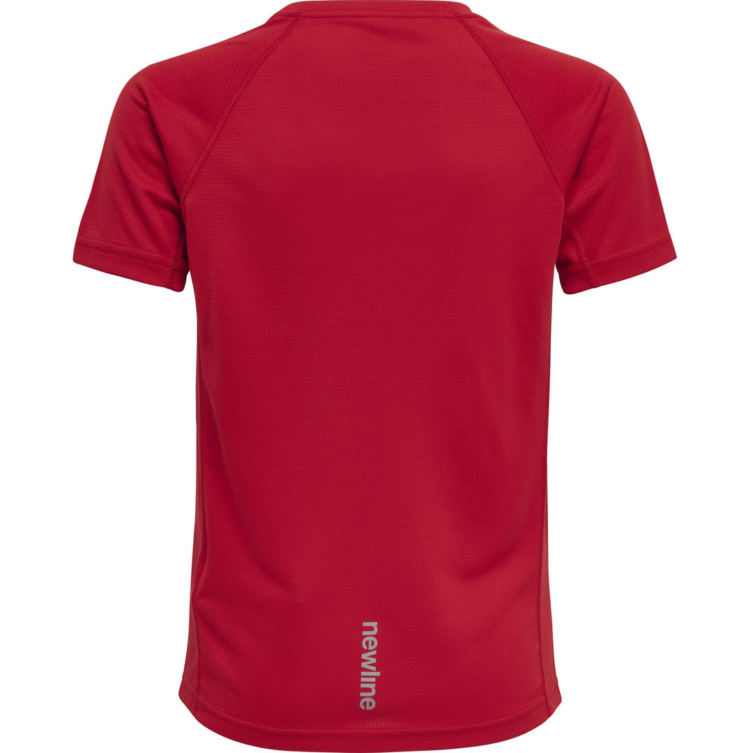 newline Kids Core Running T-Shirt S/S - tango red