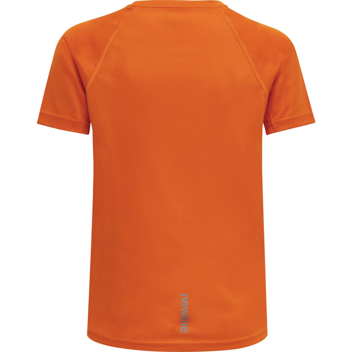 newline Kids Core Running T-Shirt S/S - orange tiger