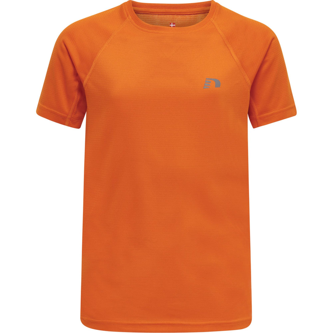 newline Kids Core Running T-Shirt S/S - orange tiger