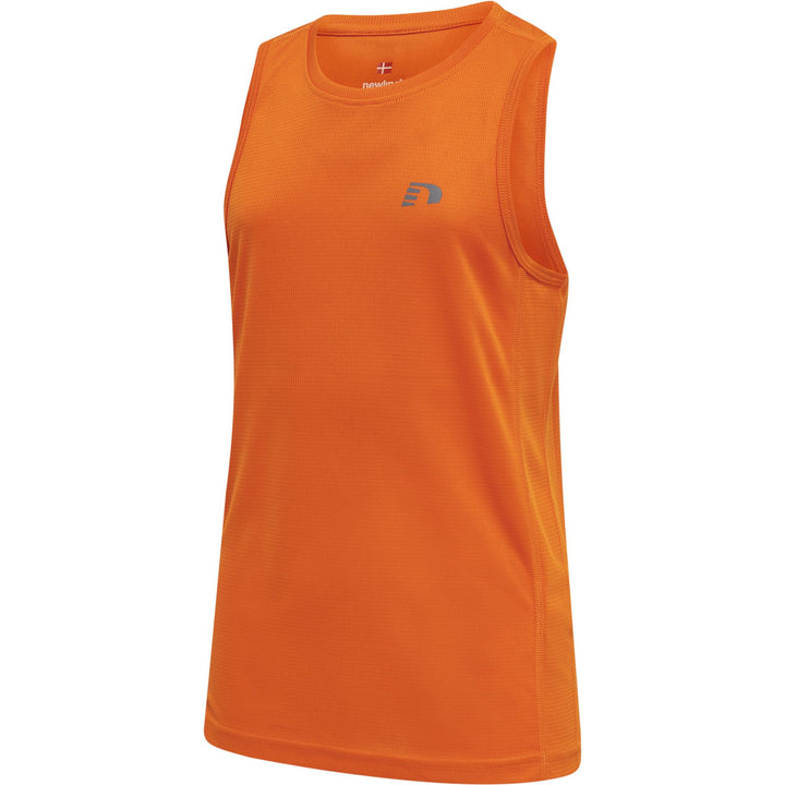 newline Kids Core Running Singlet - orange tiger