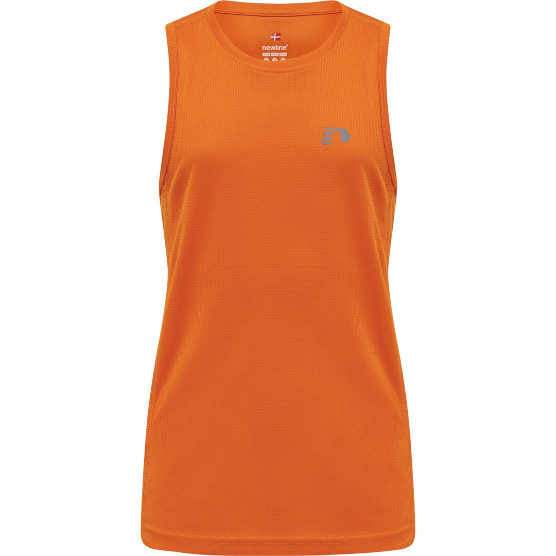 newline Kids Core Running Singlet - orange tiger