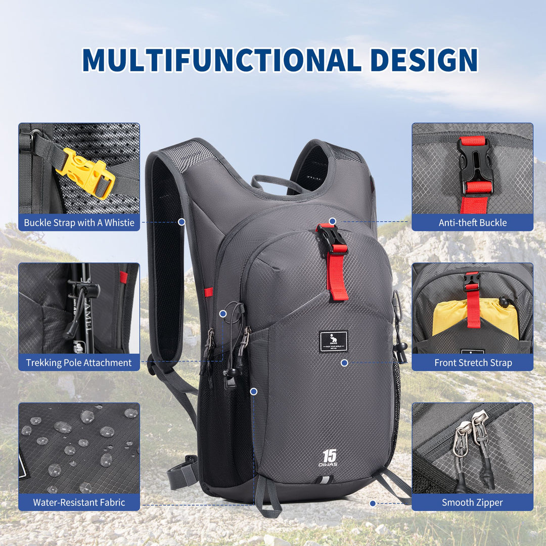 Oiwas Rucksack-Grau Ocb5078_78