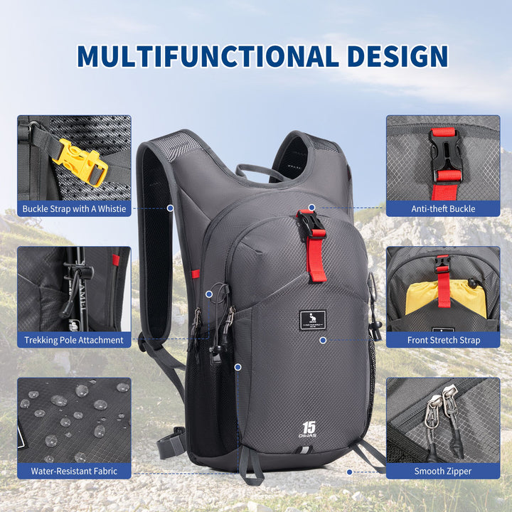 Oiwas Rucksack-Grau Ocb5078_78