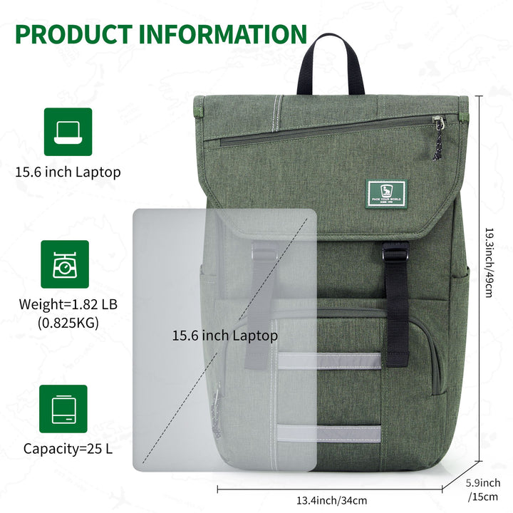 Oiwas Rucksack-Grün Ocb5085_23