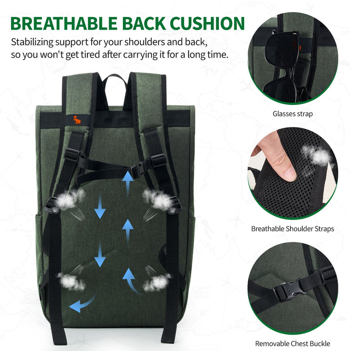 Oiwas Rucksack-Grün Ocb5085_23