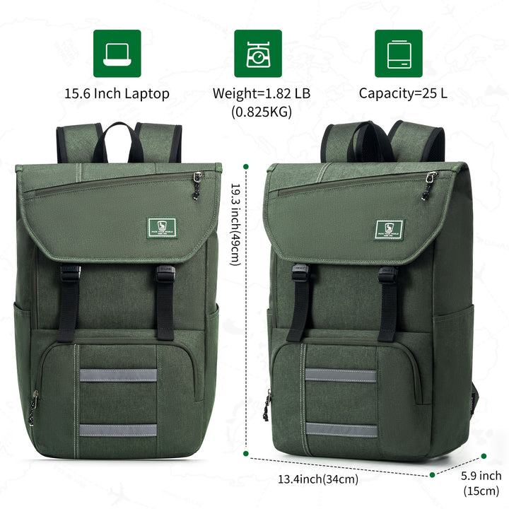 Oiwas Rucksack-Grün Ocb5085_23