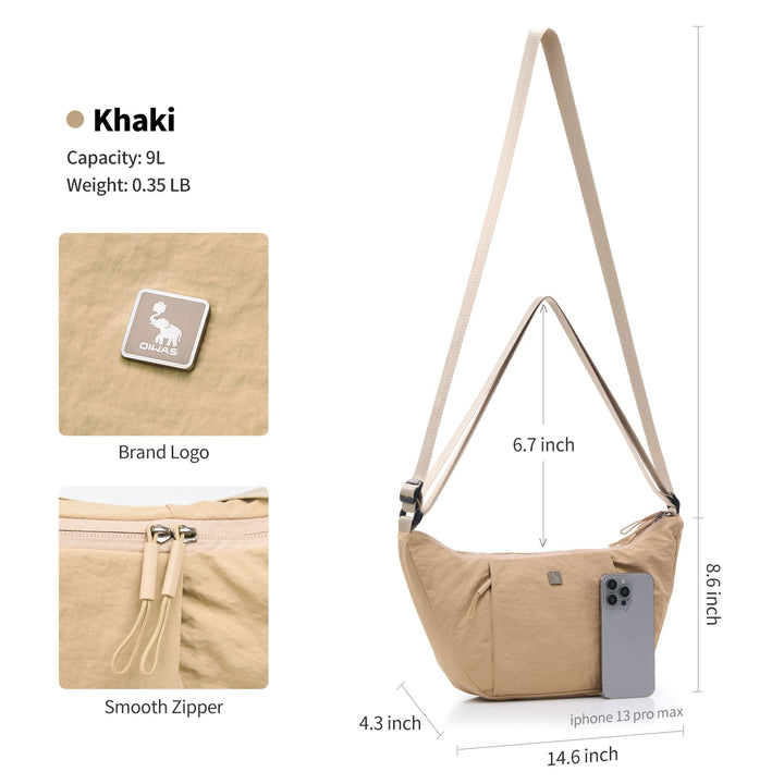 Oiwas Umhängetasche-Khaki Ock1064_13
