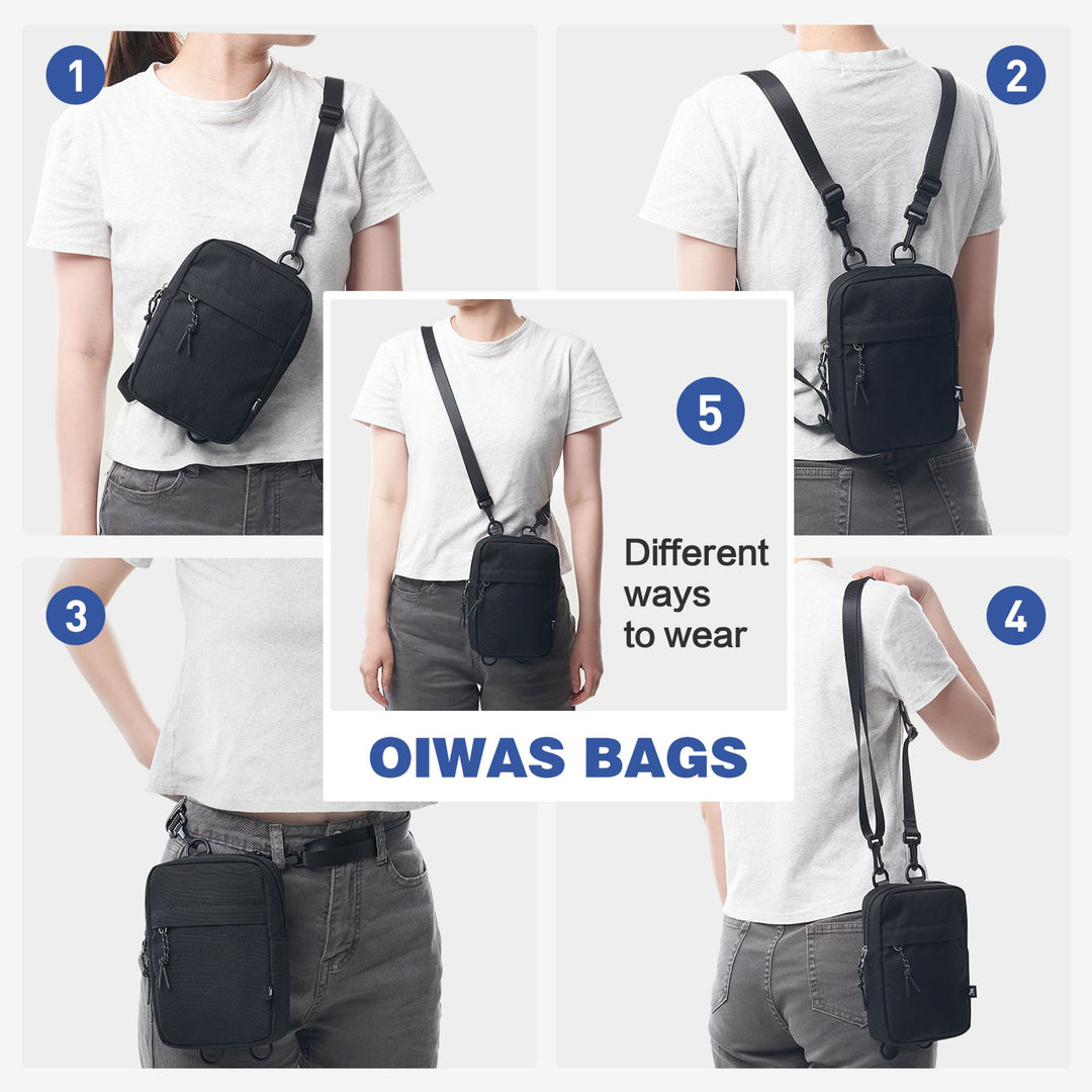 Oiwas Umhängetasche-Schwarz Ock5733_01