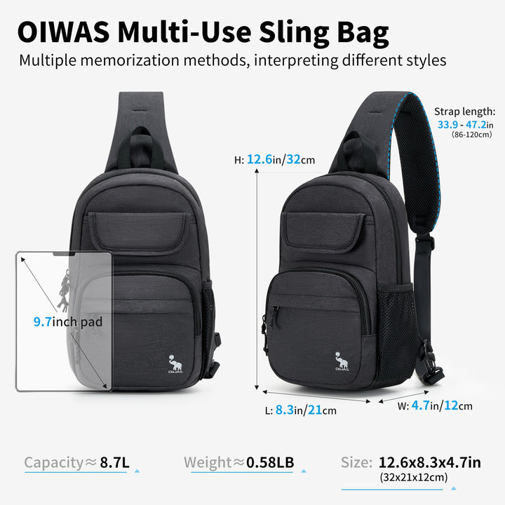 Oiwas Brustbeutel-Schwarz Ock5735_01