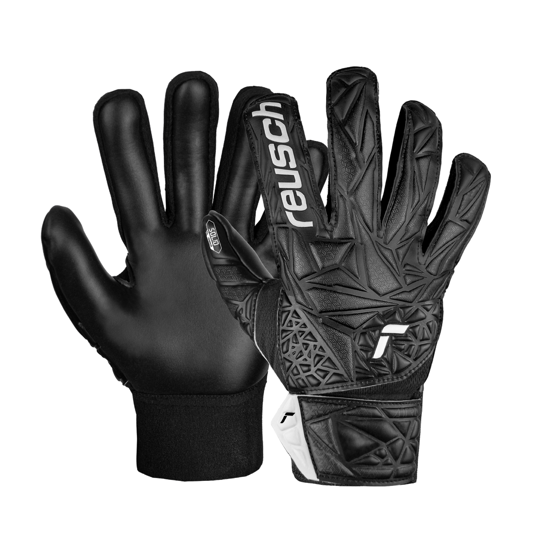Reusch Attrakt Starter Solid Finger Support Junior - black