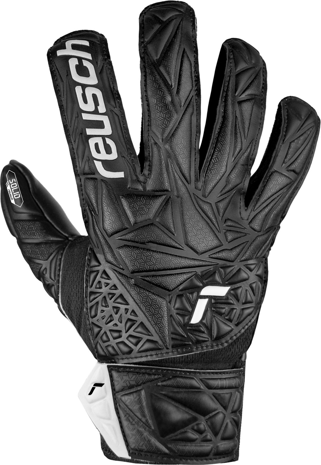 Reusch Attrakt Starter Solid Finger Support Junior - black