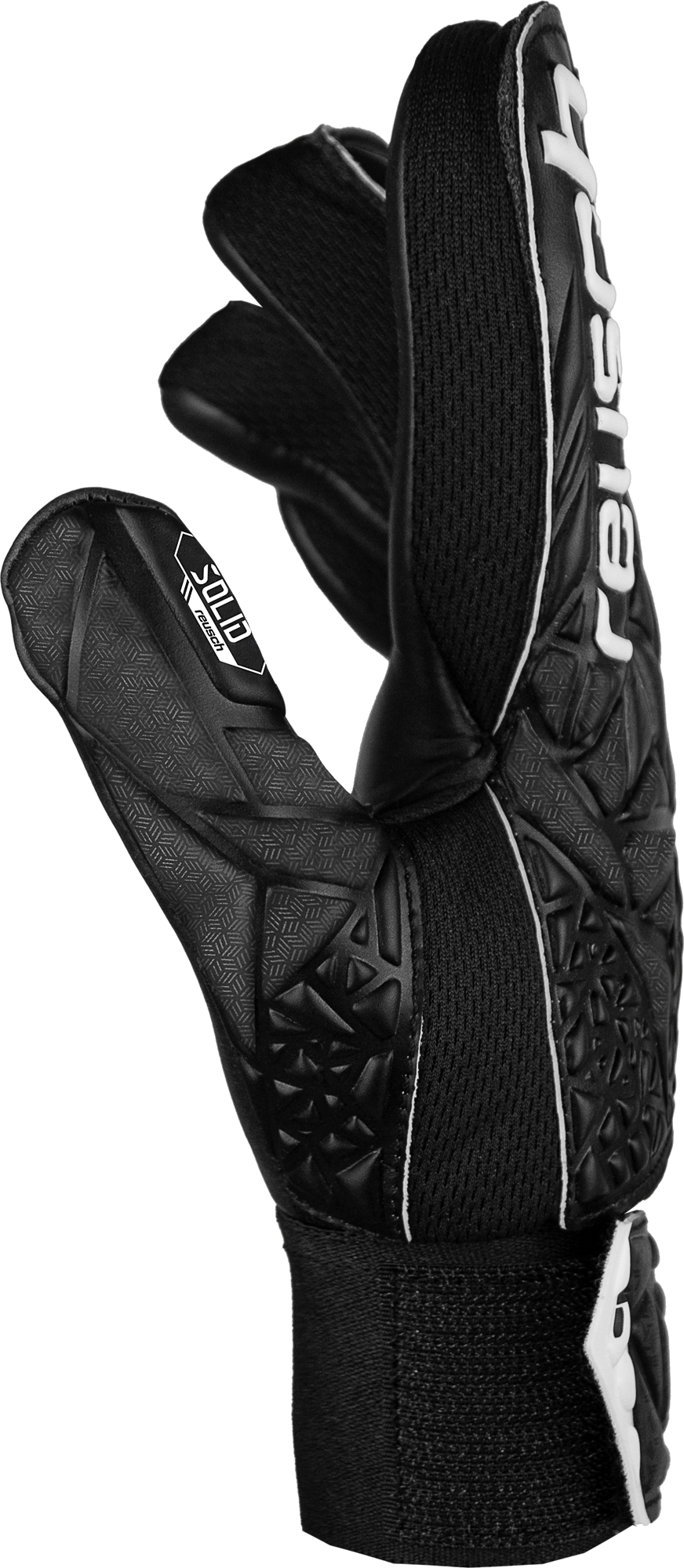 Reusch Attrakt Starter Solid Finger Support Junior - black
