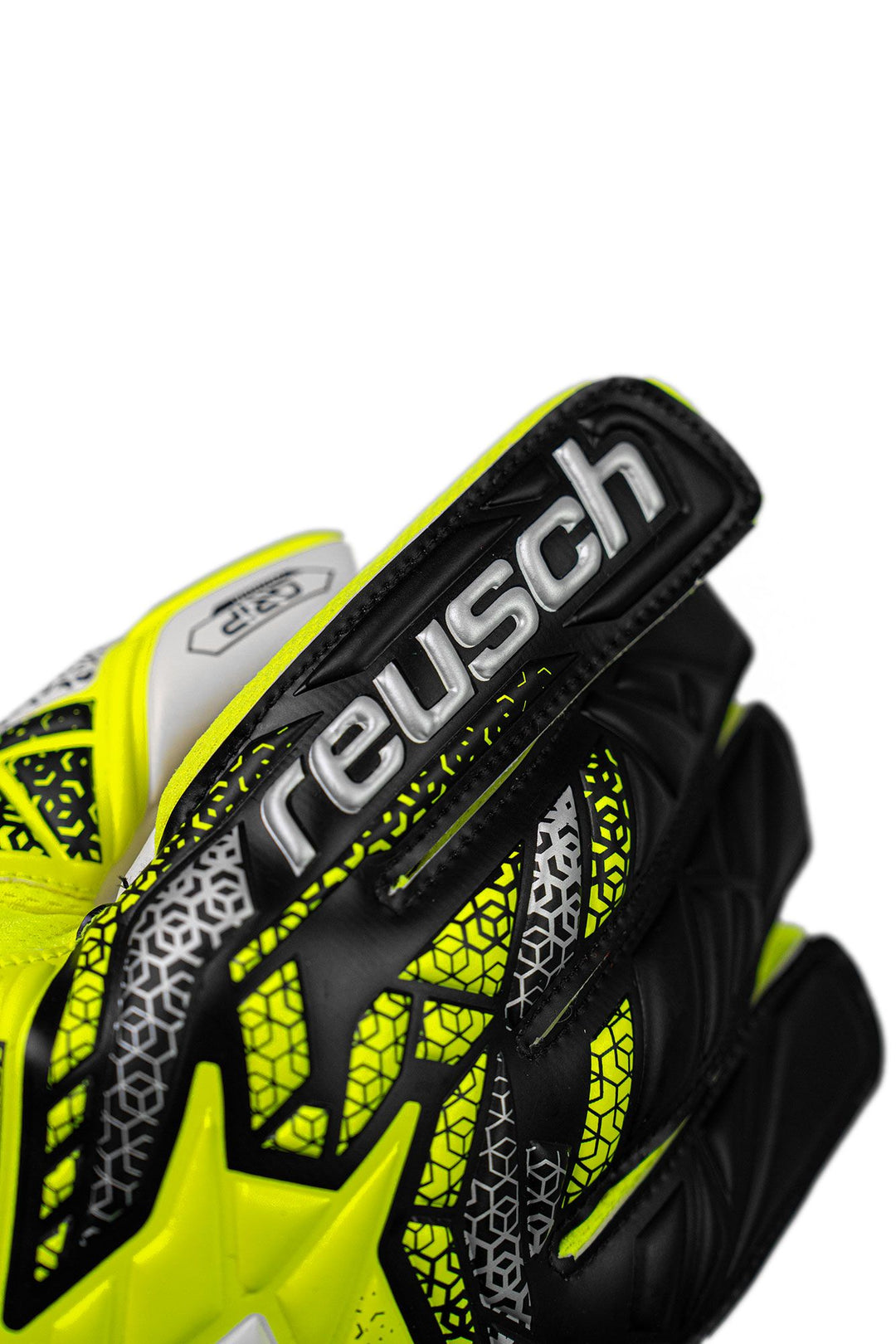 Reusch Attrakt Grip - safety yellow / silver