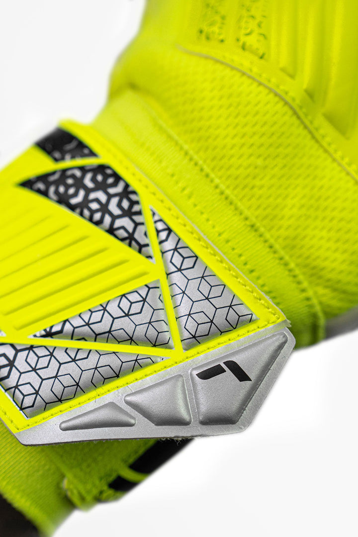 Reusch Attrakt Grip - safety yellow / silver