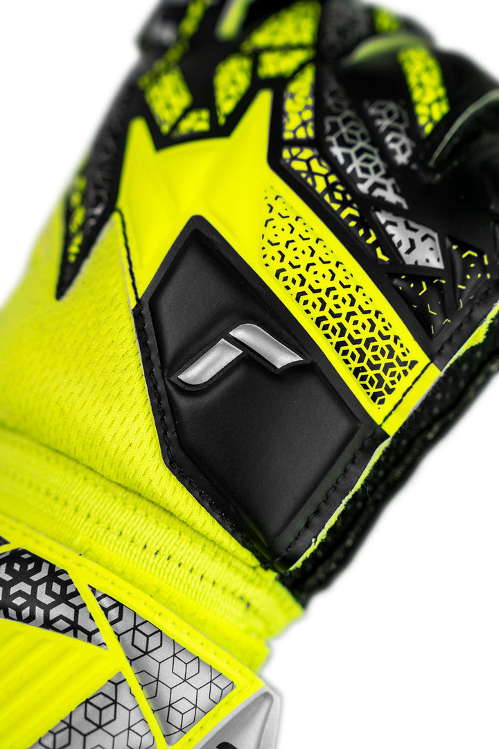 Reusch Attrakt Silver Junior - safety yellow / silver / black
