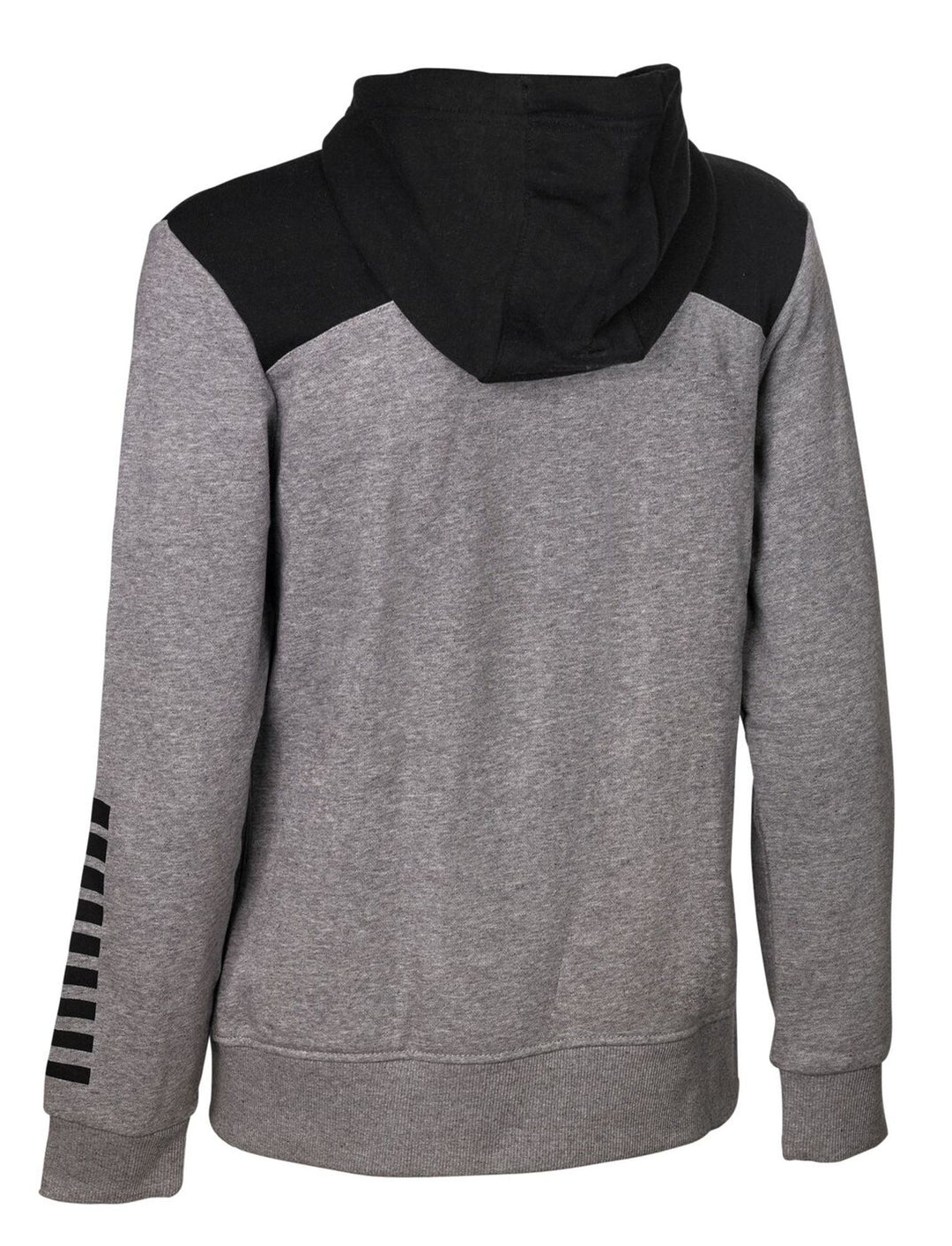 Select Kapuzen-Sweatjacke Oxford Damen V22 - schwarz grau