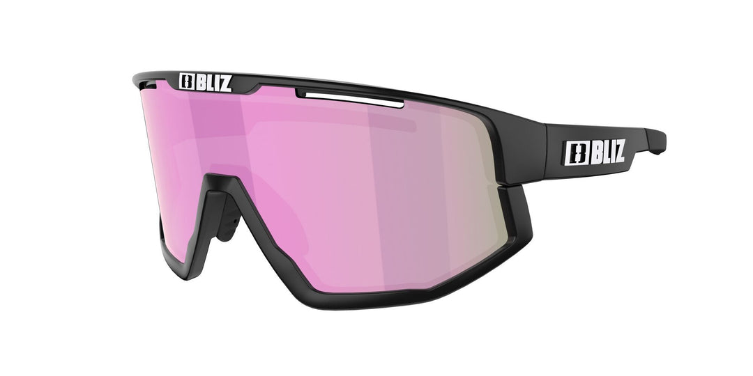 Bliz Fusion Small - Matt Black/Brown w Rose Multi