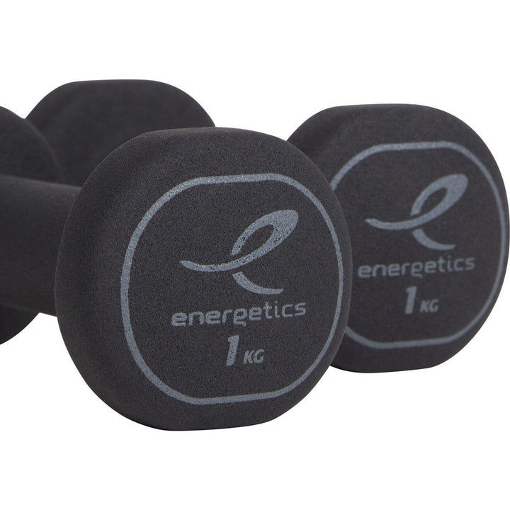 Energetics  Hantel Neoprene Dumb. Pairs - BLACK/GREY DARK