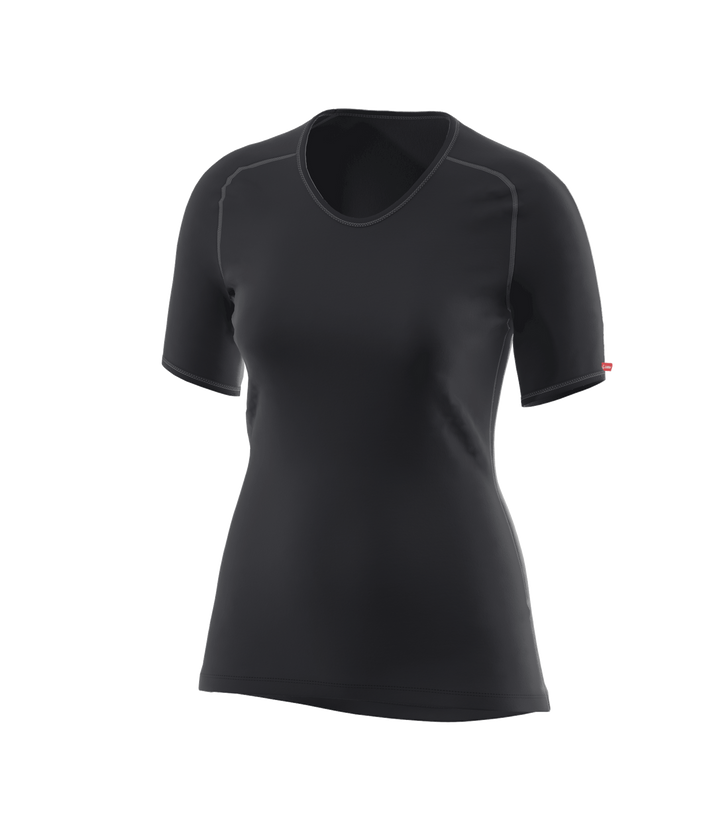 Löffler W SHIRT S/S TRANSTEX WARM - BLACK