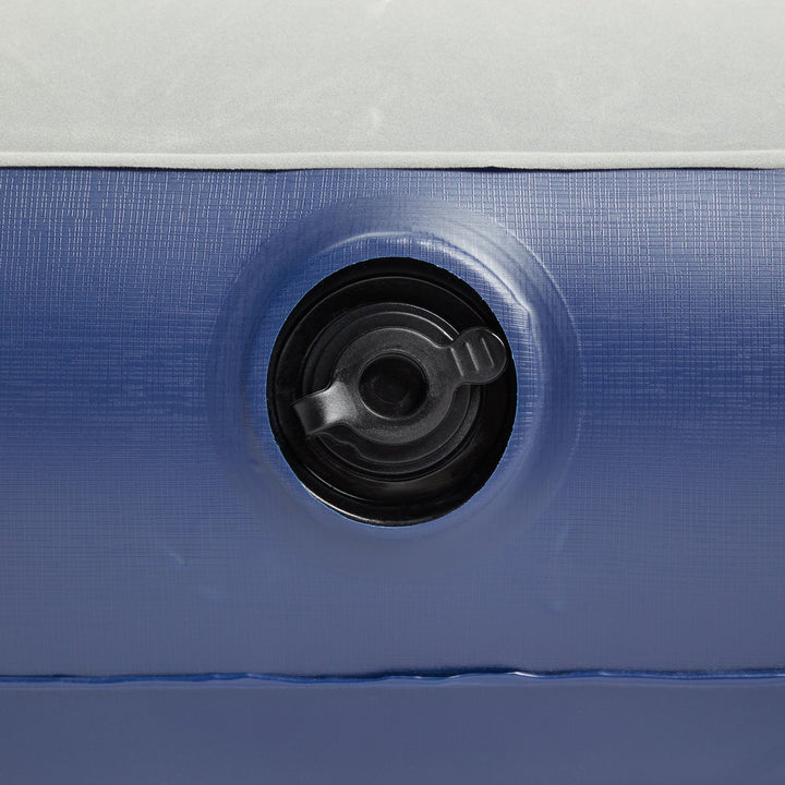 McKINLEY Luftbett Airbed Single W-Pump - grey/blue dark