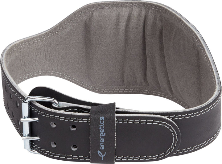 Energetics Gew-Hebergürtel Weight Lifting Belt - black/grey dark