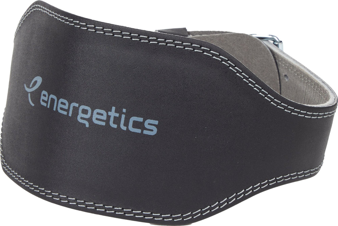 Energetics Gew-Hebergürtel Weight Lifting Belt - black/grey dark