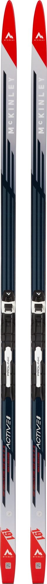 McKINLEY Ux.-Langlauf-Set Active 8 Grip + Prolink - black/white/red