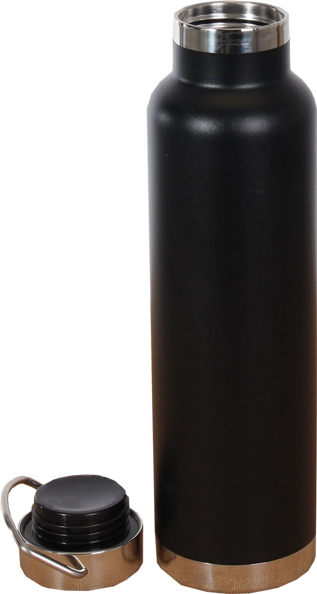 Mc KINLEY Trinkflasche Edelstahl 750ml - BLACK / SILVER