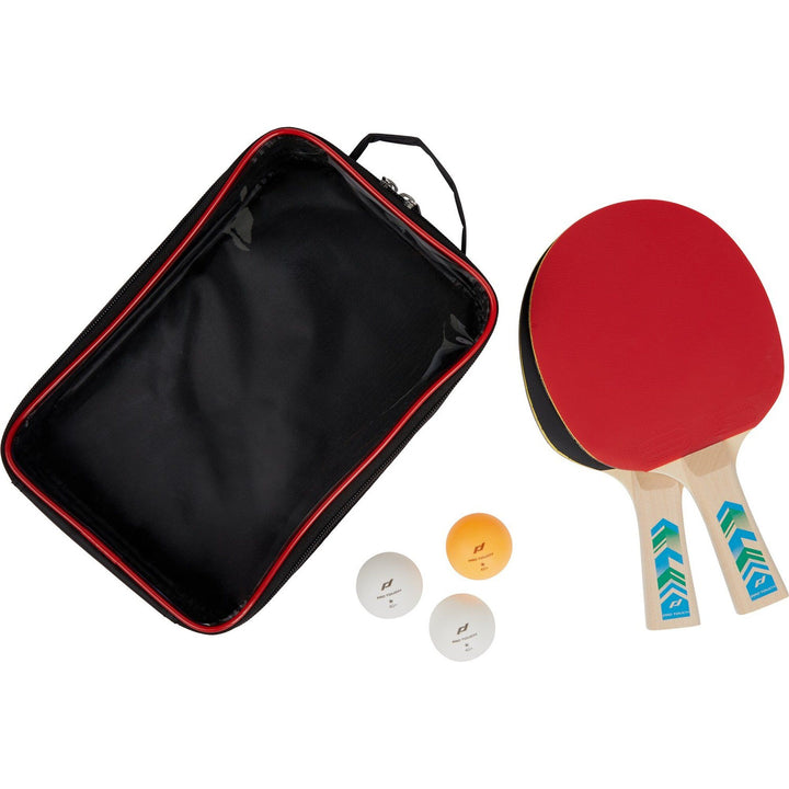 Pro Touch Tischtennis-Set Pro 3000 - 2 Player Set - black/red/blue light