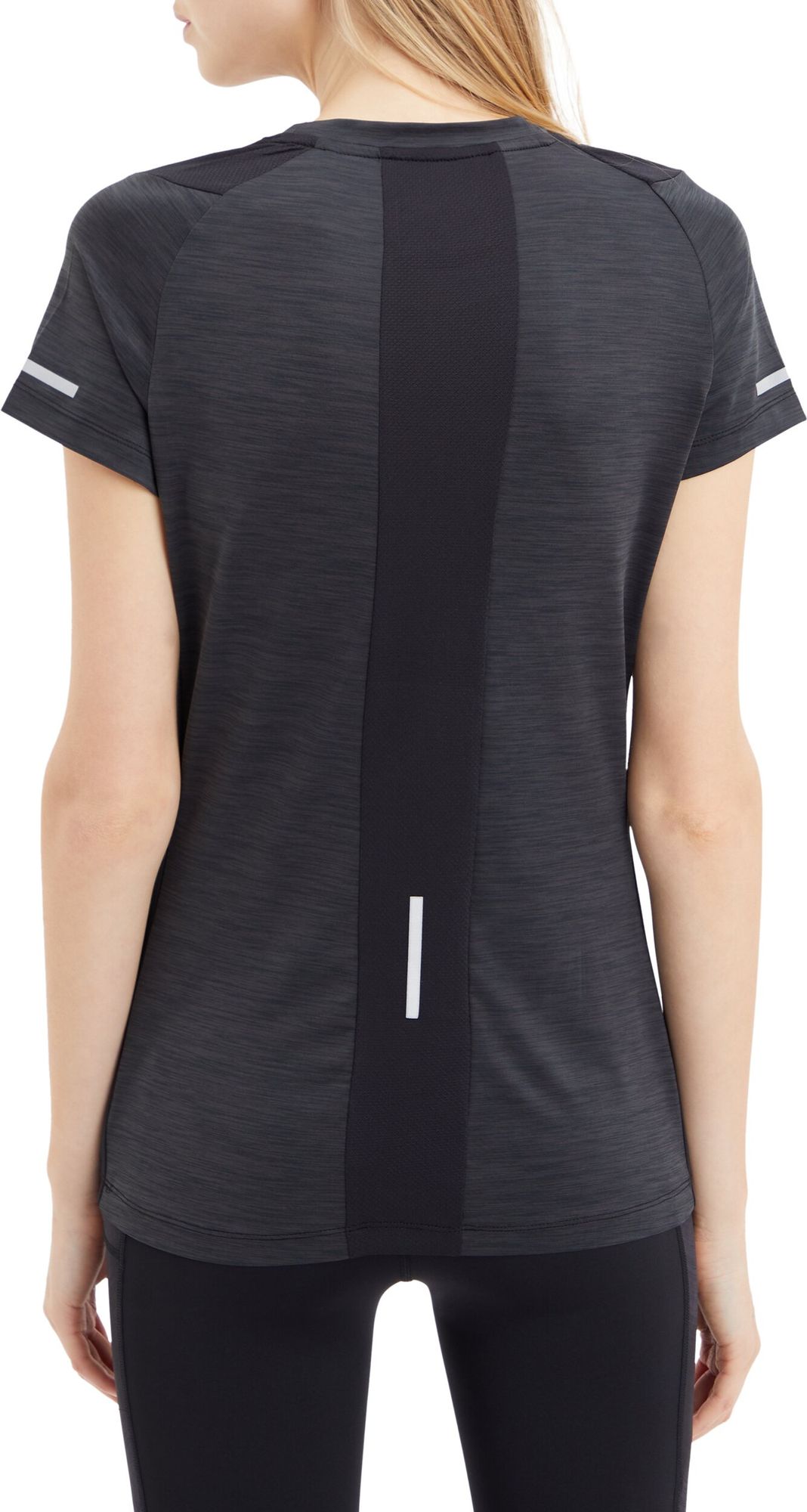 Energetics Da.-T-Shirt Evii Ss W - melange/black/black