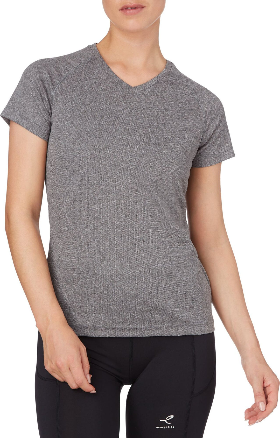 Energetics Da.-T-Shirt Natalja Ss W - melange/anthracite