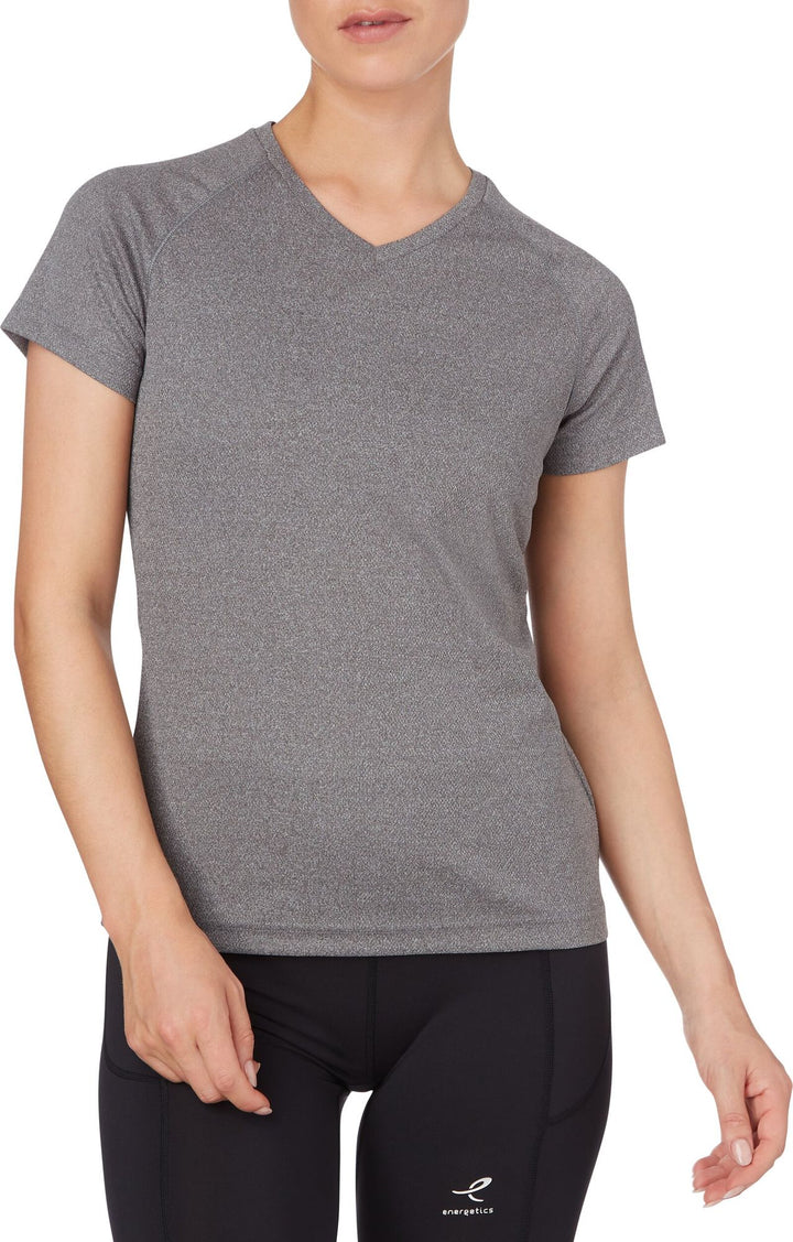 Energetics Da.-T-Shirt Natalja Ss W - melange/anthracite