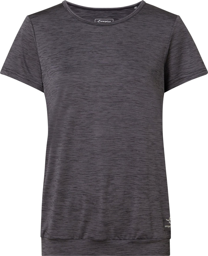 Energetics Da.-T-Shirt Jewel Ss W - melange/black/anthra