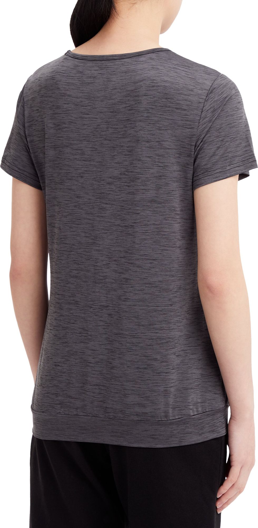 Energetics Da.-T-Shirt Jewel Ss W - melange/black/anthra