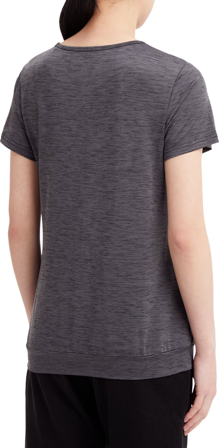 Energetics Da.-T-Shirt Jewel Ss W - melange/black/anthra