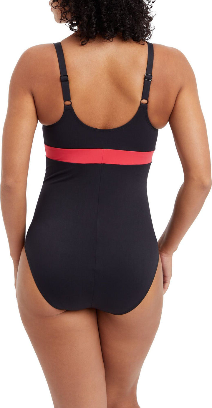 Energetics  Da.-Badeanzug FS Freni III W - BLACK/PINK