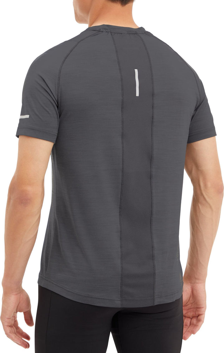Energetics He.-T-Shirt Ailo Ss M - melange/black/black