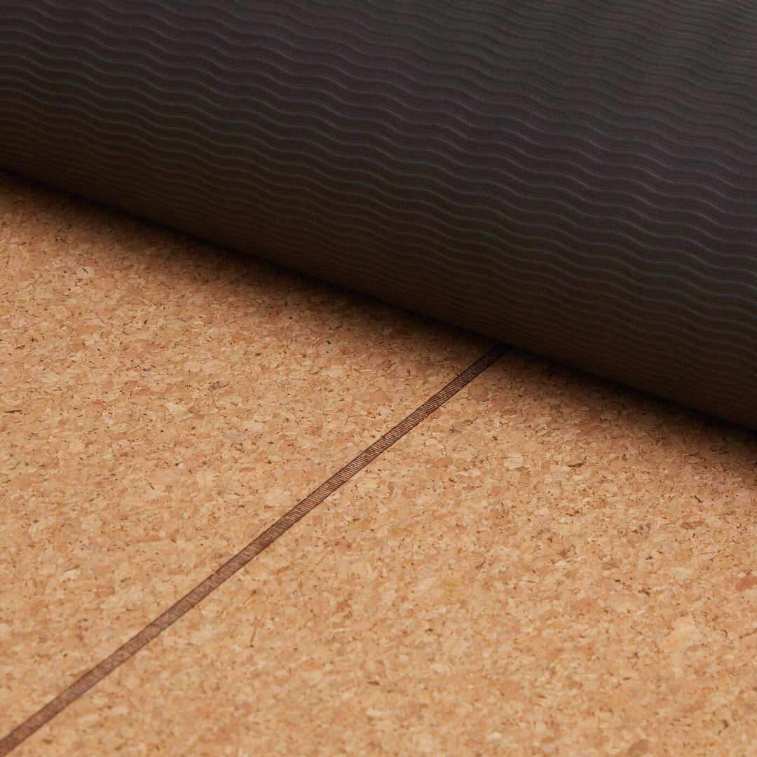 Energetics Yoga-Matte Yoga Cork Mat - brown light