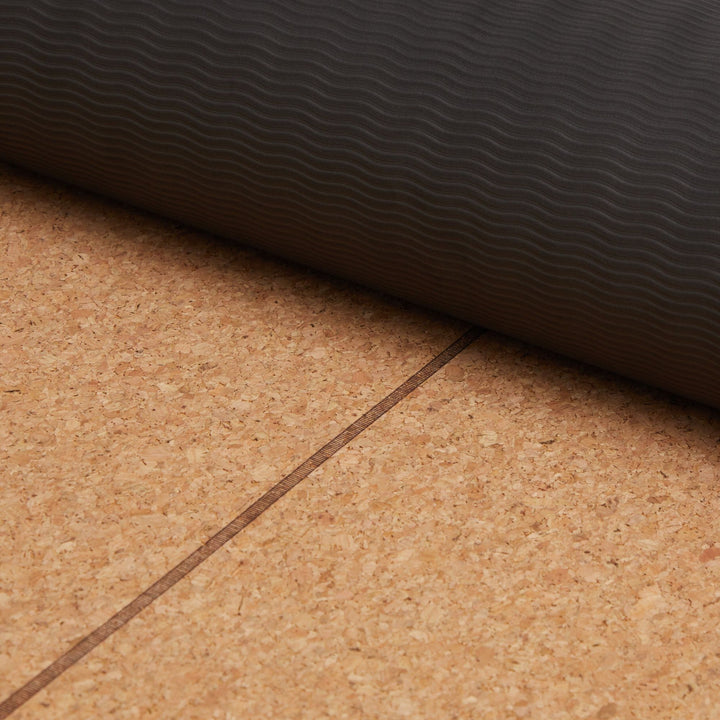 Energetics Yoga-Matte Yoga Cork Mat - brown light