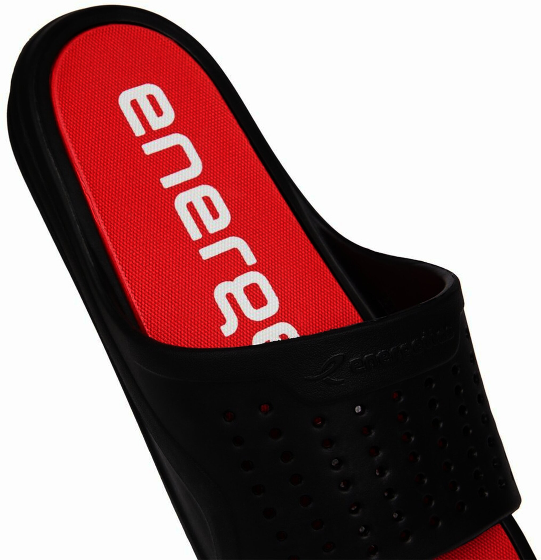 Energetics Ux.-Badesandalen Pampel - black/pink/white