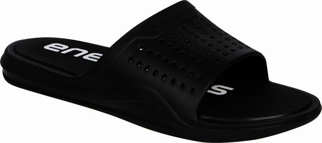 Energetics Ux.-Badesandalen Pampel - black/white