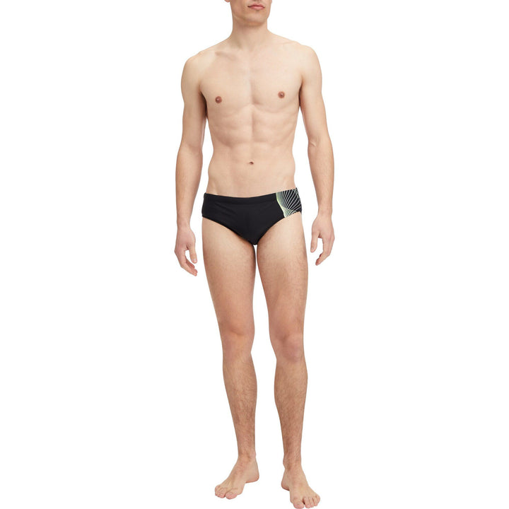 Energetics He.-Badehose Norm Briefs M - black/green lime